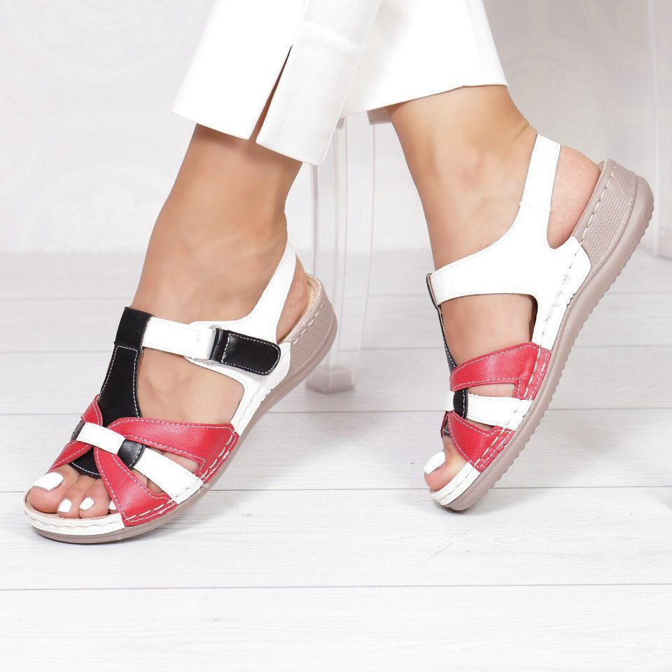 Sandale clasina white