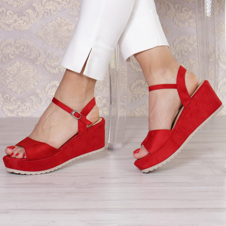 Sandale galina red