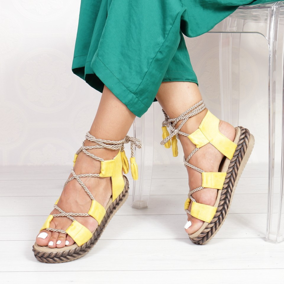 Sandale roma yellow