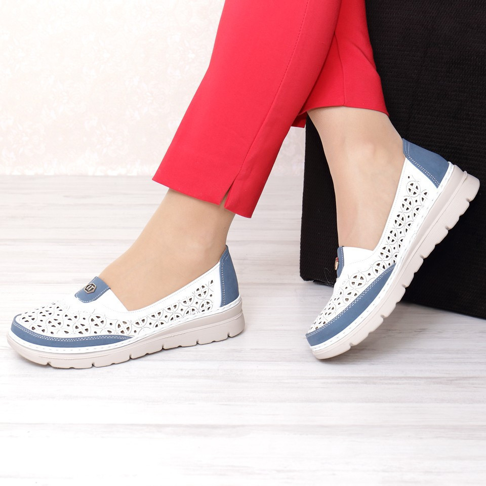 Pantofi casual angelina blue