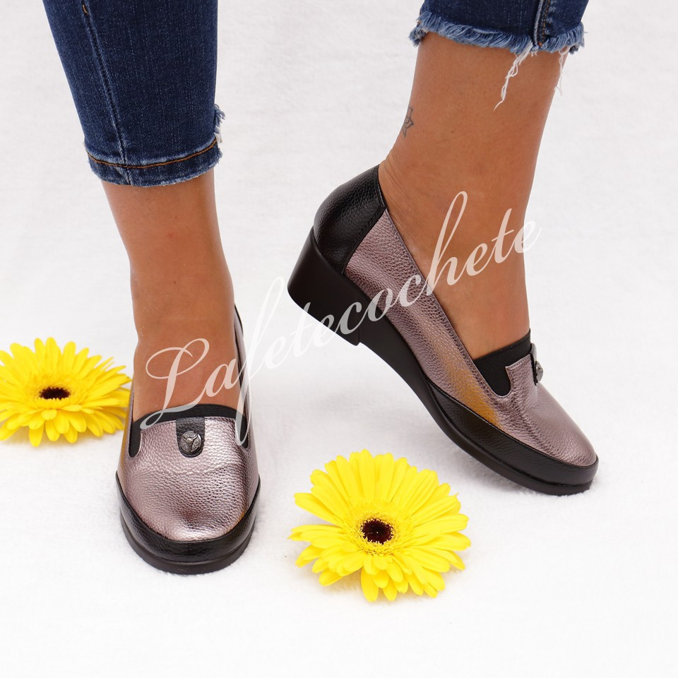 Pantofi catania silver