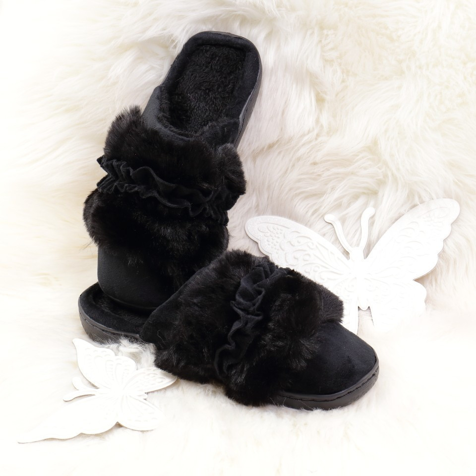 Papuci sarina black