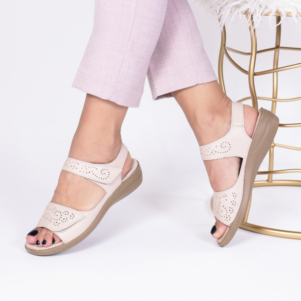 Sandale fely beige