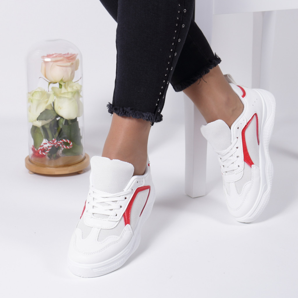 Adidasi flory white