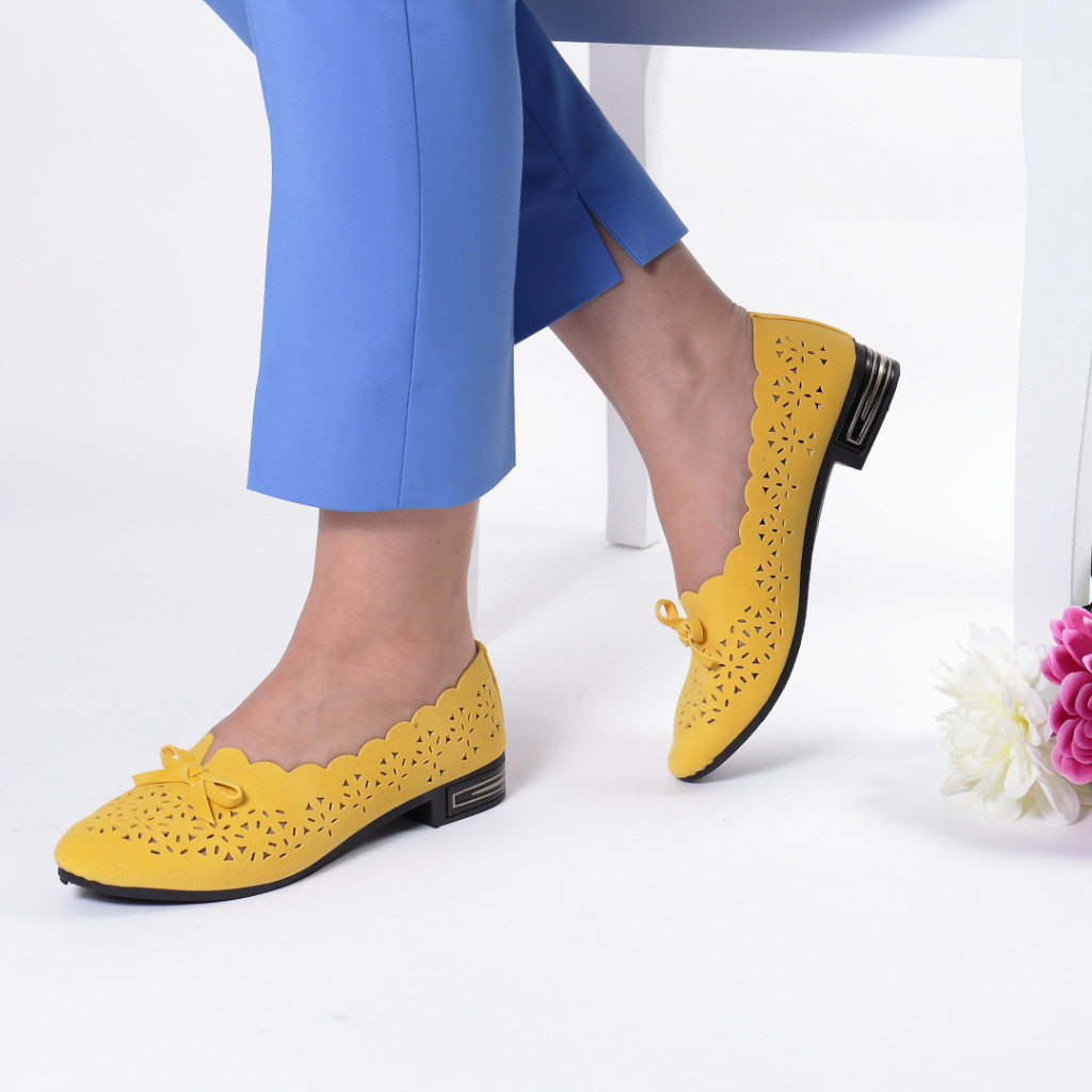 Pantofi dilena yellow
