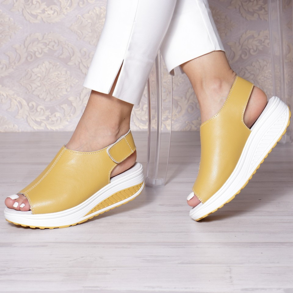 Sandale kara yellow