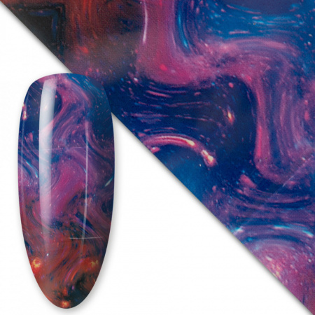 Folie Transfer marble Blue 80cm