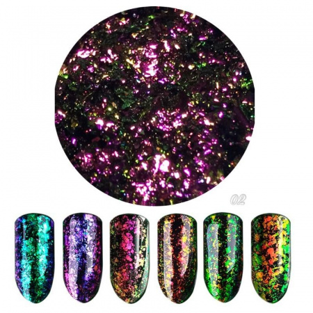 Pigment Chameleon Mirror Flakes 003