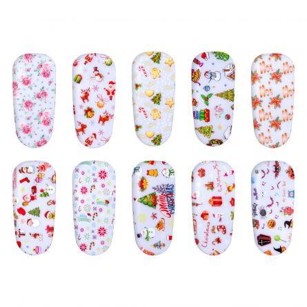 Set 10 folii transfer CHRISTMAS COLLECTION