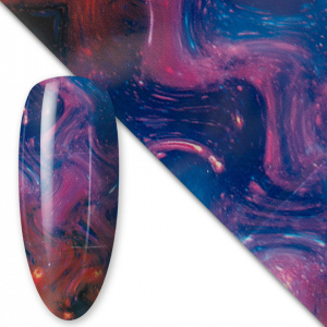 Folie Transfer marble Blue 80cm