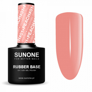 Rubber Base Peach 01 Sun One 10ml