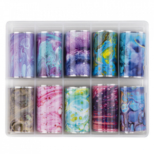 Set 10 folii transfer Marble 100cm