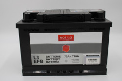 Baterie Motrio EFB 70 Ah