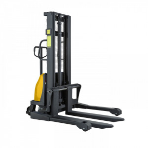 SSER1525, STIVUITOR SEMI-ELECTRIC CU PICIOARE REGLABILE EXTERIOARE PALETULUI, CAPACITATE 1.500 KG, INALTIME RIDICARE 2.500 MM