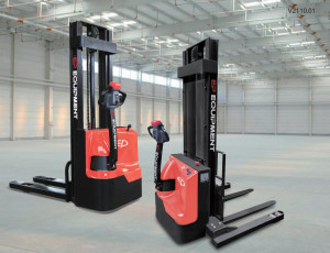 ES15-15ES-3300, TRANSPALET INDUSTRIAL ELECTRIC CU CATARG, SARCINA 1500 KG, INALTIME DE RIDICARE 3.300MM, MOTOR AC