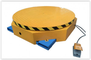 PR1000, PLATFORMA ROTATIVA, PENTRU AMBALARE MARFA, ACTIONATA ELECTRIC, SARCINA 1000 KG