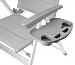 Masuta ustensile atasabila scaun camping Mesa plastic gri - Brunner - 9920088