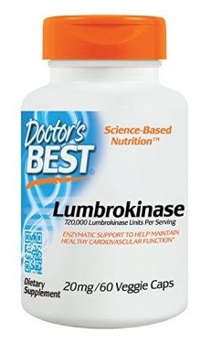 Doctor's Best, Best Lumbrokinase, 20 mg, 60 Capsule + TRANSPORT GRATUIT