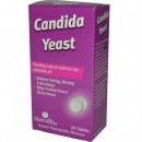NatraBio, Candida Yeast Homeopatic, 60 Tablete