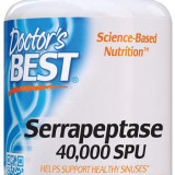 Doctor's Best, Best Serrapeptase 40.000 SPU, 90 capsule + TRANSPORT GRATUIT