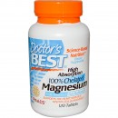 Doctor's Best, Magneziu, Absorbtie imediata, 100 mg, 120 Tablete, 200 mg/administrare + TRANSPORT GRATUIT