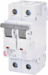 Siguranta automata dubla ETIMAT 6 2p B16, curba B ETI