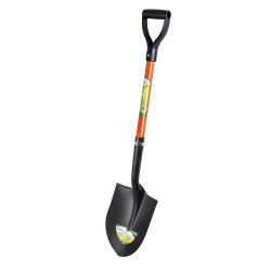 Cazma semirotunda cu coada din fibra de sticla 1020 mm TG