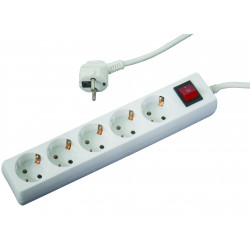 Prelungitor 5 prize 1.5mx1.5mm cu intrerupator