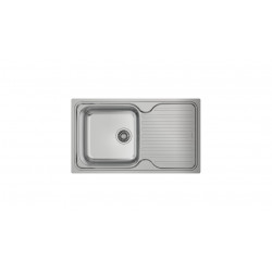 Chiuveta din inox, 1 cuva, 1 picurator, modalitate de instalare: Inset Teka CLASSIC 1B 1D