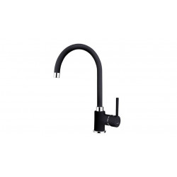 Baterie de bucatarie cu teava inalta si aerator anticalcar Teka SP 995 METALLIC BLACK