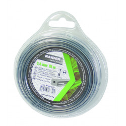 Fir trimmer pentru cositoare dreptunghiular argintiu 3mm x 1