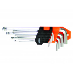 Set chei imbus cu bila extra lungi L" 9 pcs 1.5-10mm CR-V G"