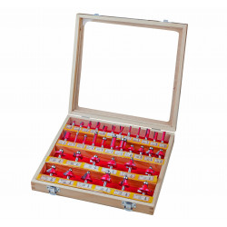 Freze profilate Router bits ø8mm set 35pcs