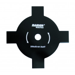Lama metalica Ø255x25.4 mm cu 4 dinti pentru motocoasa