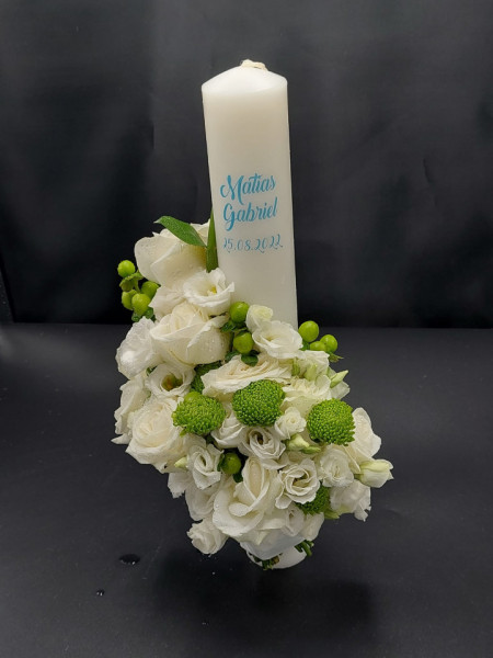 Lumanare botez personalizata 