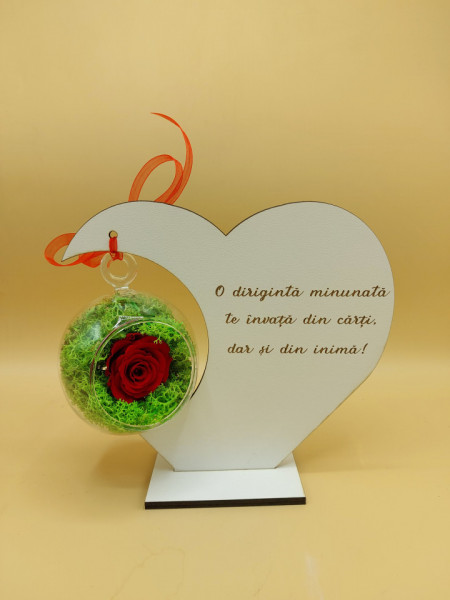 Inima cu trandafir criogenat- Diriginta