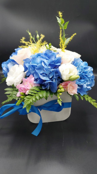 A touch of blue