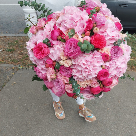 Buchet gigant trandafiri de lux flori craiova