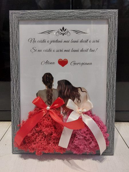 Tablou cu licheni Sora - Mesaj personalizat