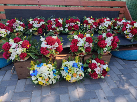 Vase pictate cu flori