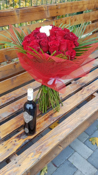 Buchet 31 de trandafiri rosii