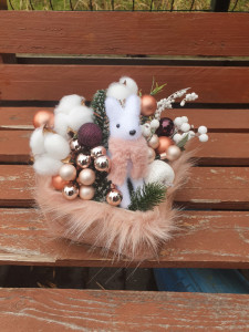 Aranjament in cutie cu blanita