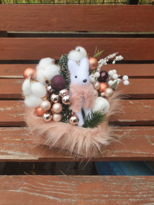 Aranjament in cutie cu blanita