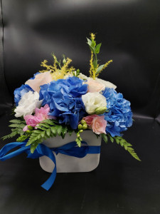 A touch of blue