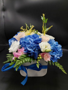 A touch of blue
