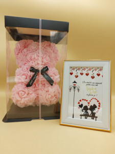 Pachet Valentine's Day + Urs 25 cm 1
