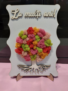 Tablou cu licheni - La multi ani