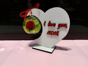 Trandafir criogenat I love you
