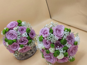 Buchet de mireasa mov