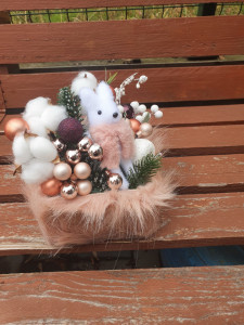 Aranjament in cutie cu blanita